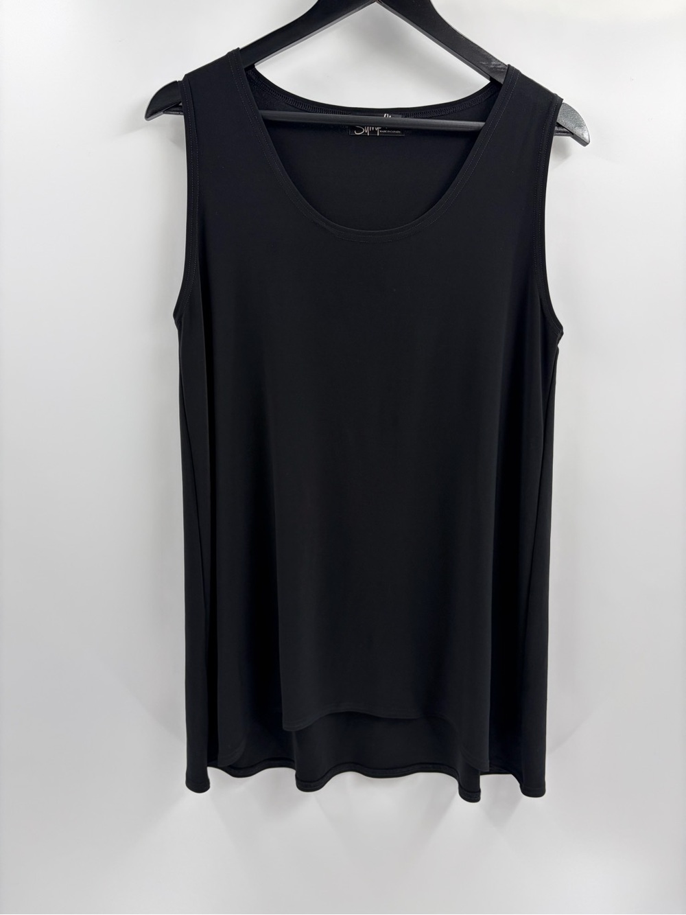 Sympli black office causal short sleeve sleeveless tank/tunic top size 16